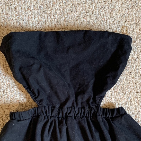 Petal and Pup Black Pamela Strapless and Open Back Dress Size Large - Picture 6 of 11